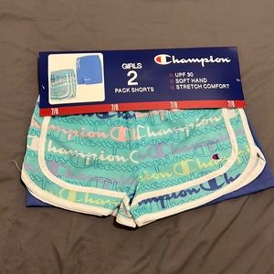 2 pack of Champion girl athletic shorts size 7/8